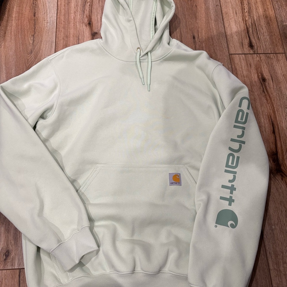 Carhartt Men's Light Green Hoodie